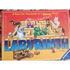 Ravensburger Labyrinth Family Board Game Maze 2007 Complete